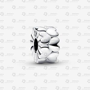 Pandora Heart Pattern Clip Charm